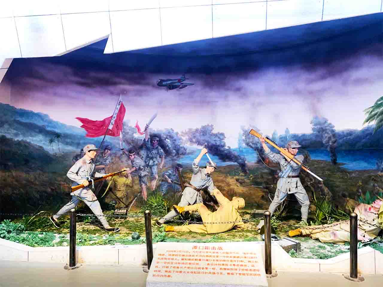 博物馆纪念馆展厅红军战争场景还原画墙绘壁画彩绘涂鸦手绘成都澜泉文化
